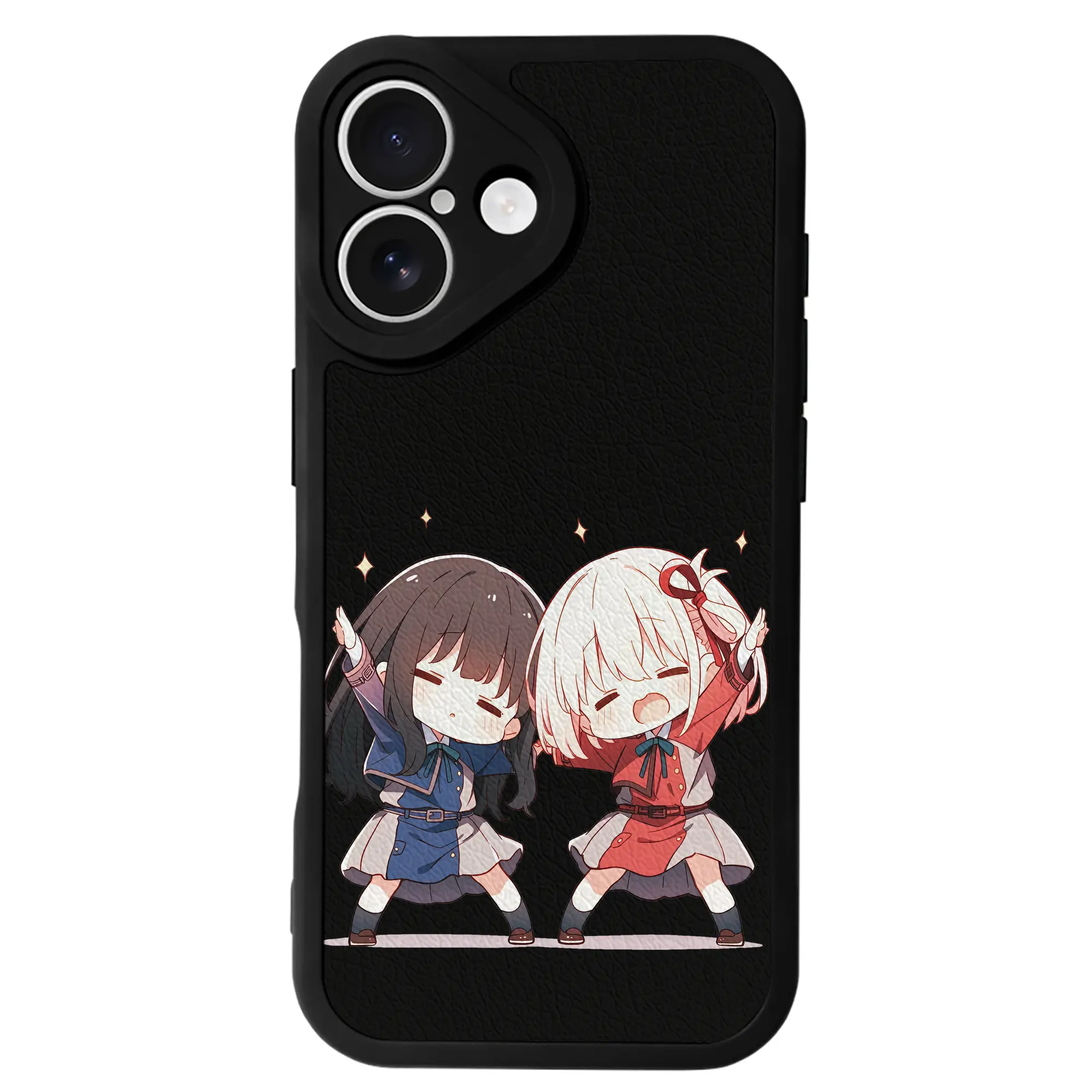 リコリス・リコイル グッズ,井ノ上たきな - IPhone 16シリーズ対応 ・ シリコンスマホケース ・ レザー調 ・ 高精度フィット ・ 耐衝撃 ・ ワイヤレス充電対応 ・ 精密カット